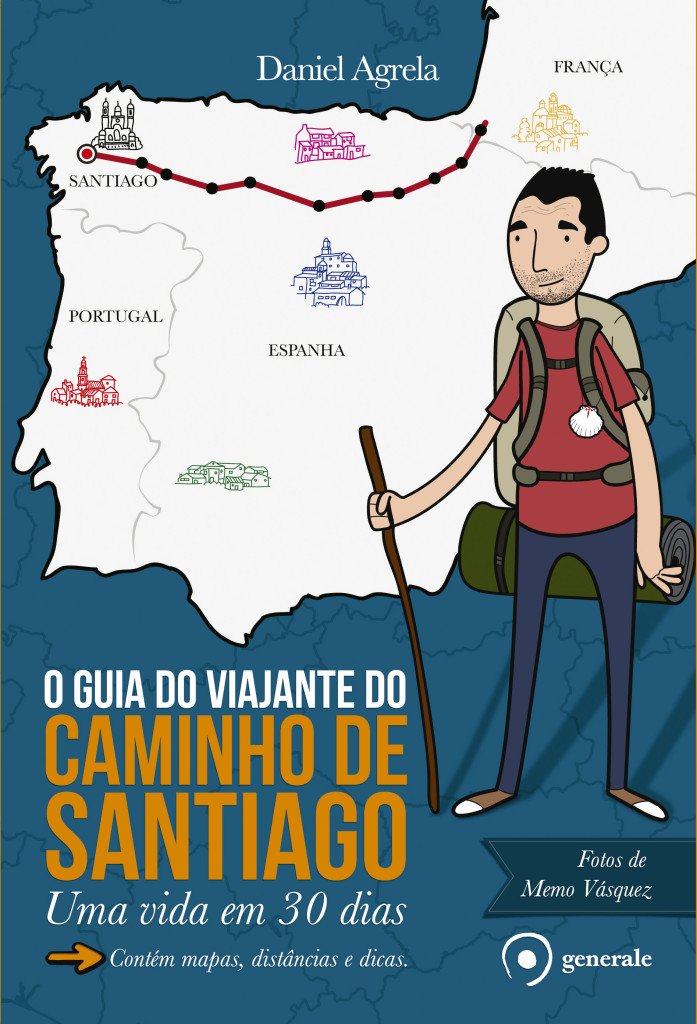 Capa: O guia do viajante do caminho de Santiago