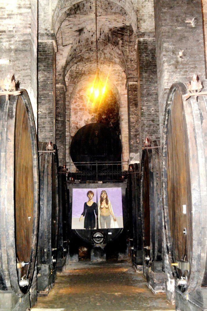 Entrada da Cantina De'Ricci impressiona pela arquitetura e estética proposta. Crédito imagem Edith Auler