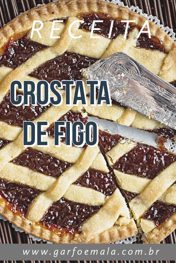 receita com figo - crostata