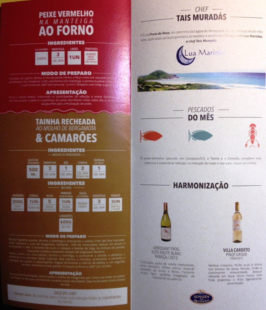 Sugestão de receita do Chef convidado do mês de maio. Parte do kit da Eat Fish. Crédito de imagem Surian Dupont