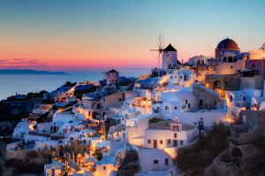 Santorini, Grécia. Crédito divulgação