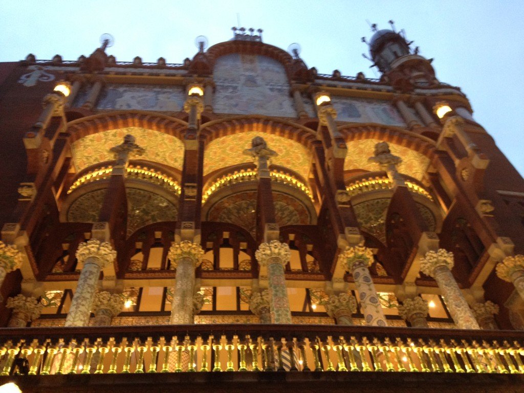 Palau de la musica Catalana. Foto Surian Dupont