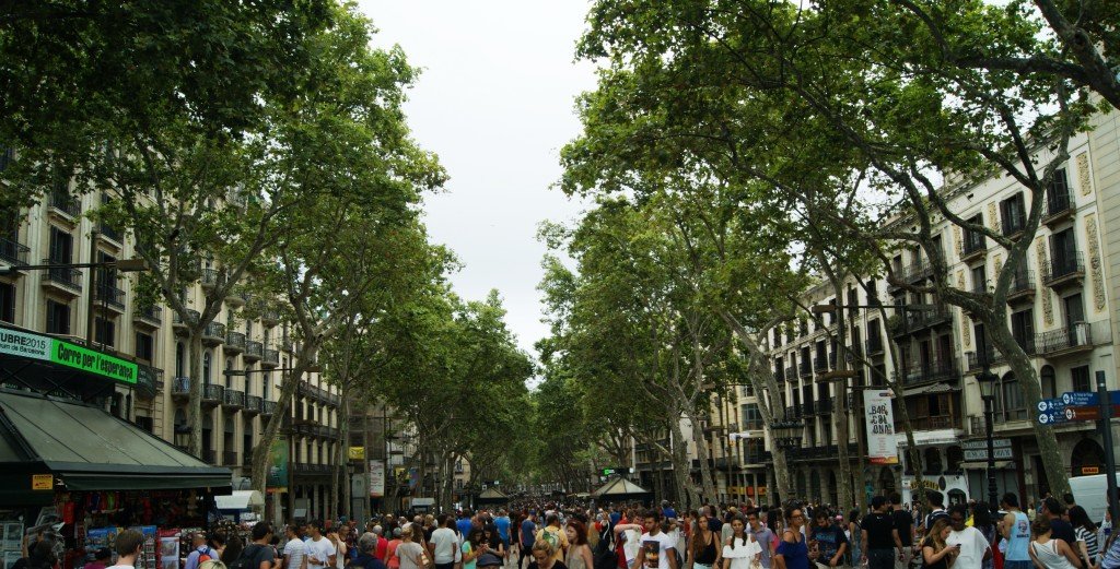 La Rambla. Foto Surian Dupont