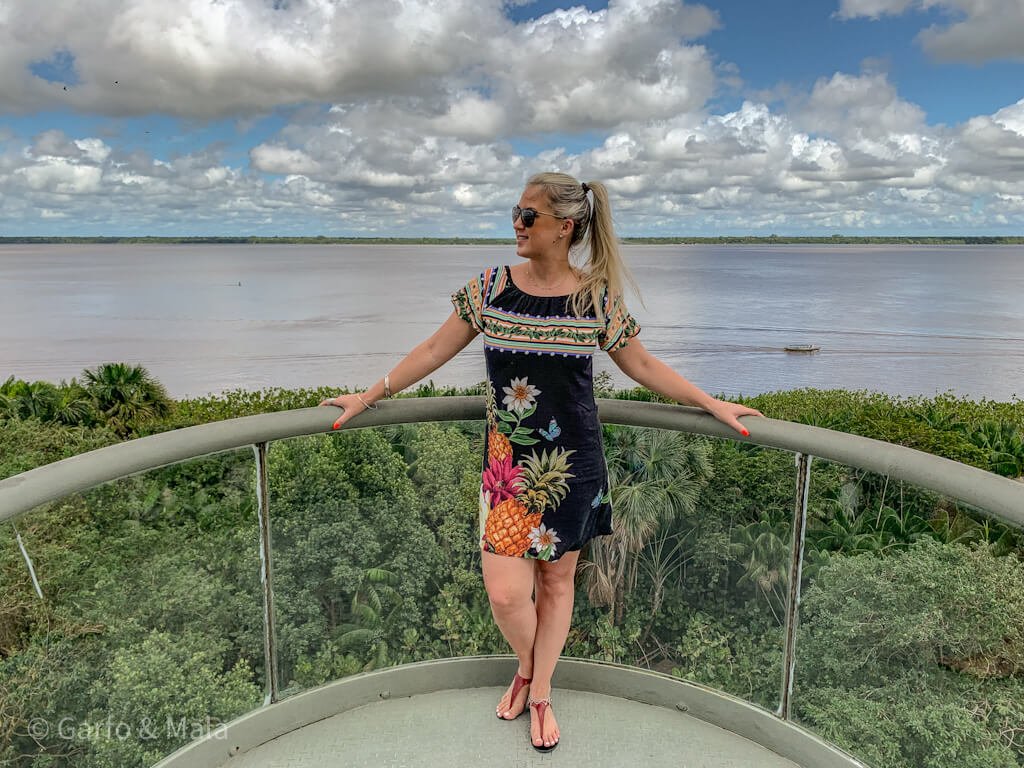 Vista para o Rio do farol de belém