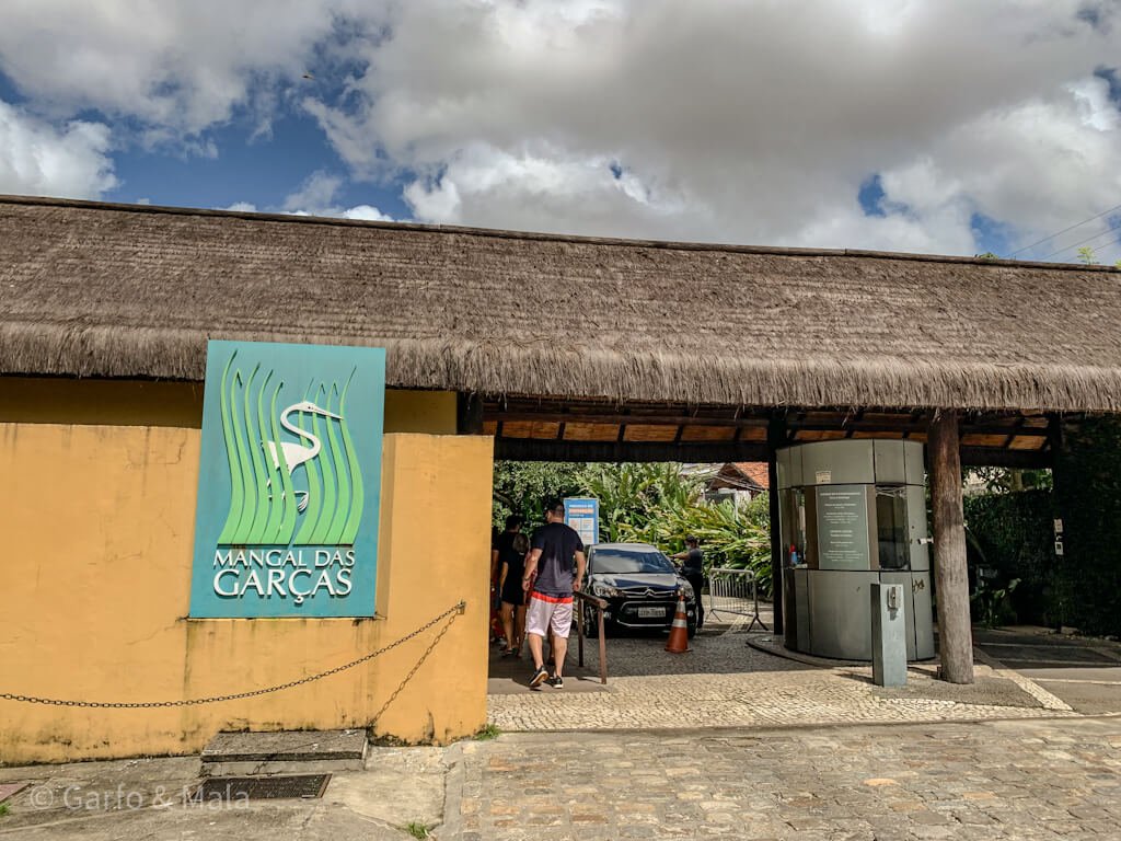 entrada mangal das garças